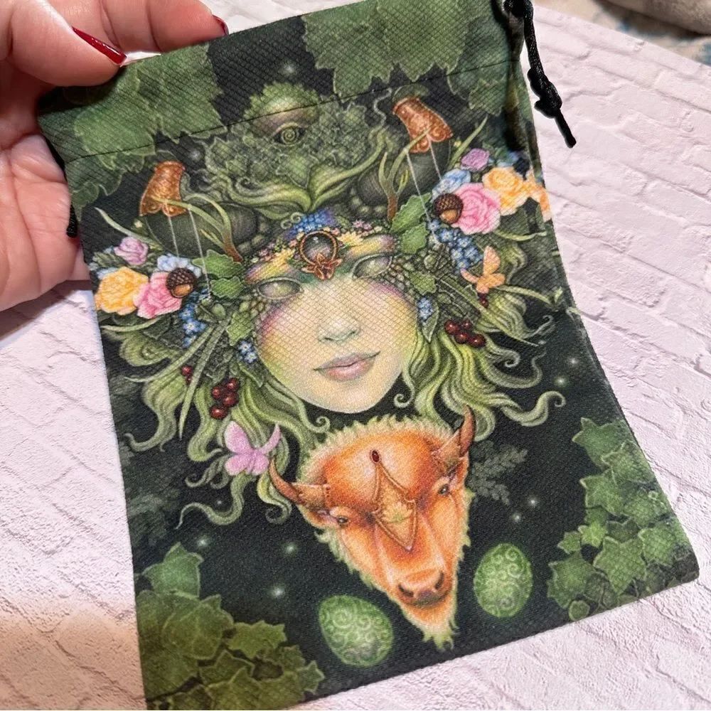 Forest Goddess Tarot Drawstring Bag - Picture 3 of 3